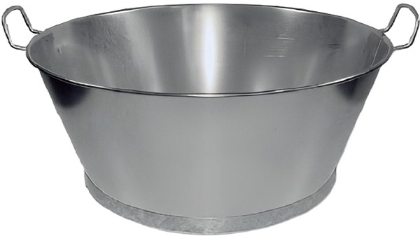 Barreño Conico Galvanizado 16'' 44x17 cm 14 litros Barreño Conico Galvanizado 16'' 44x17 cm 14 litros